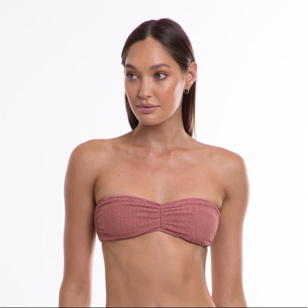 TJ Swim Bambi Bikini Top in Dusty Rose